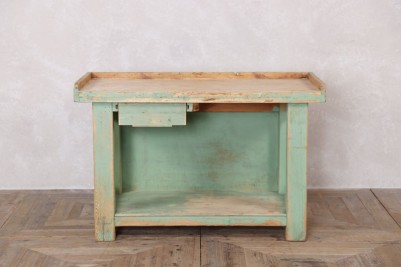 distressed console table
